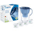 Фільтр-глечик для води BRITA Marella MEMO XL + 1 картридж All-in-1 + 3 картриджі Expert для жорсткої води