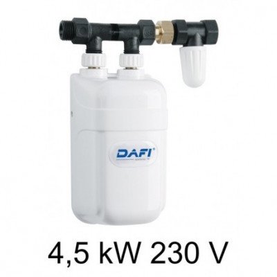 Водонагрівач электричний DAFI 4,5 кВт 230 В - під мийку (однофазний+конектор)