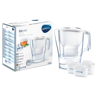 Фільтр-глечик BRITA  Aluna XL Білий + 3 Maxtra Universal